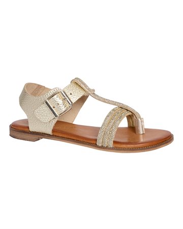 TIM & SIMONSEN SANDAL I PLATINO MED STEN - 60A179